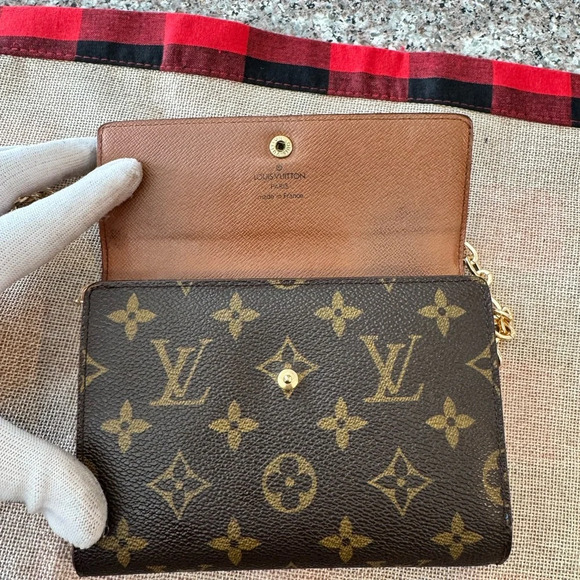 Louis Vuitton Monogram Porte Tresor Etui Papiers Trifold Wallet converted - Picture 7 of 16